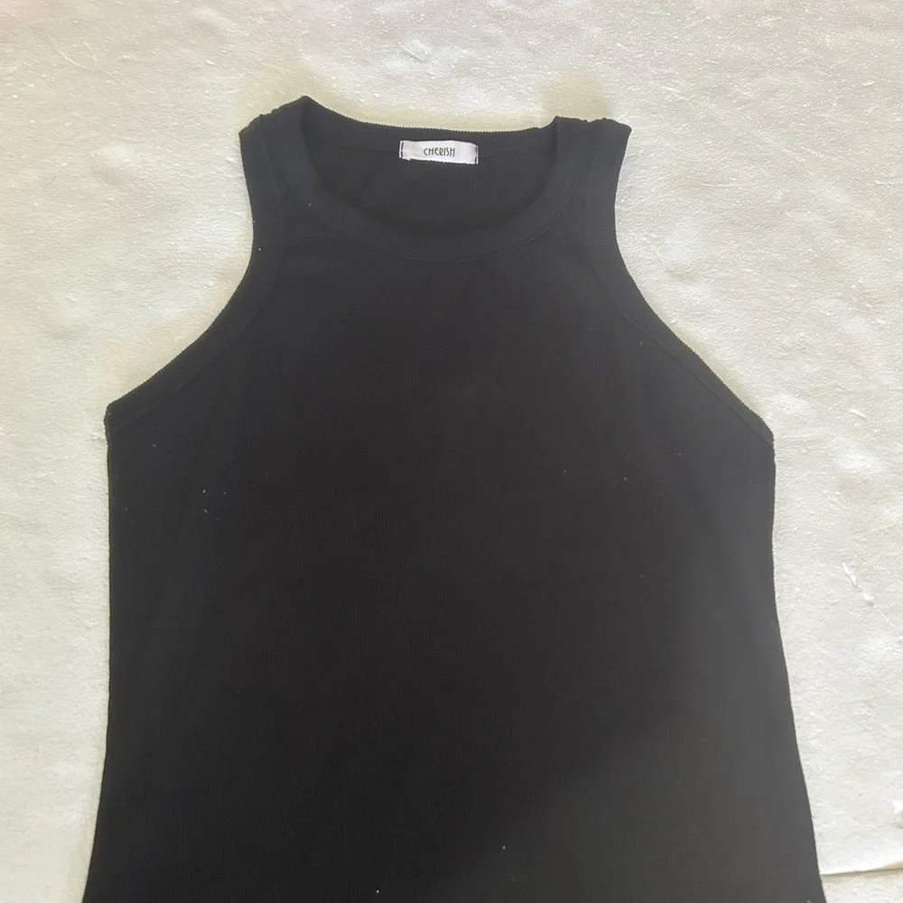 Cherish black ribbed